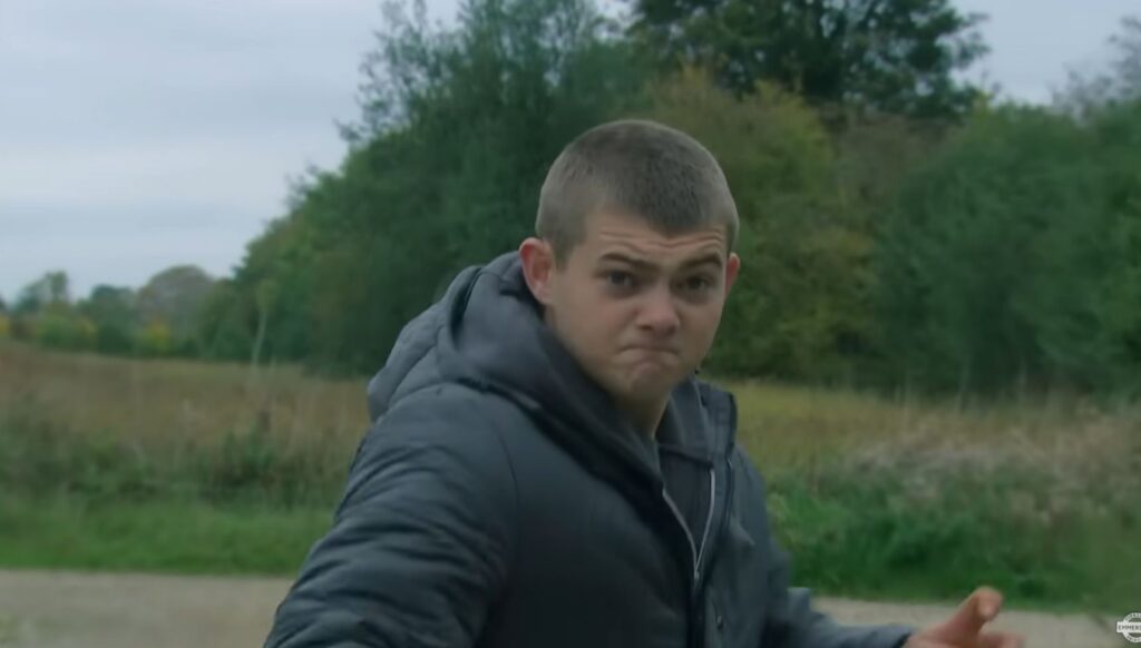 Dylan was run down by Ray's car (Credit: ITV)