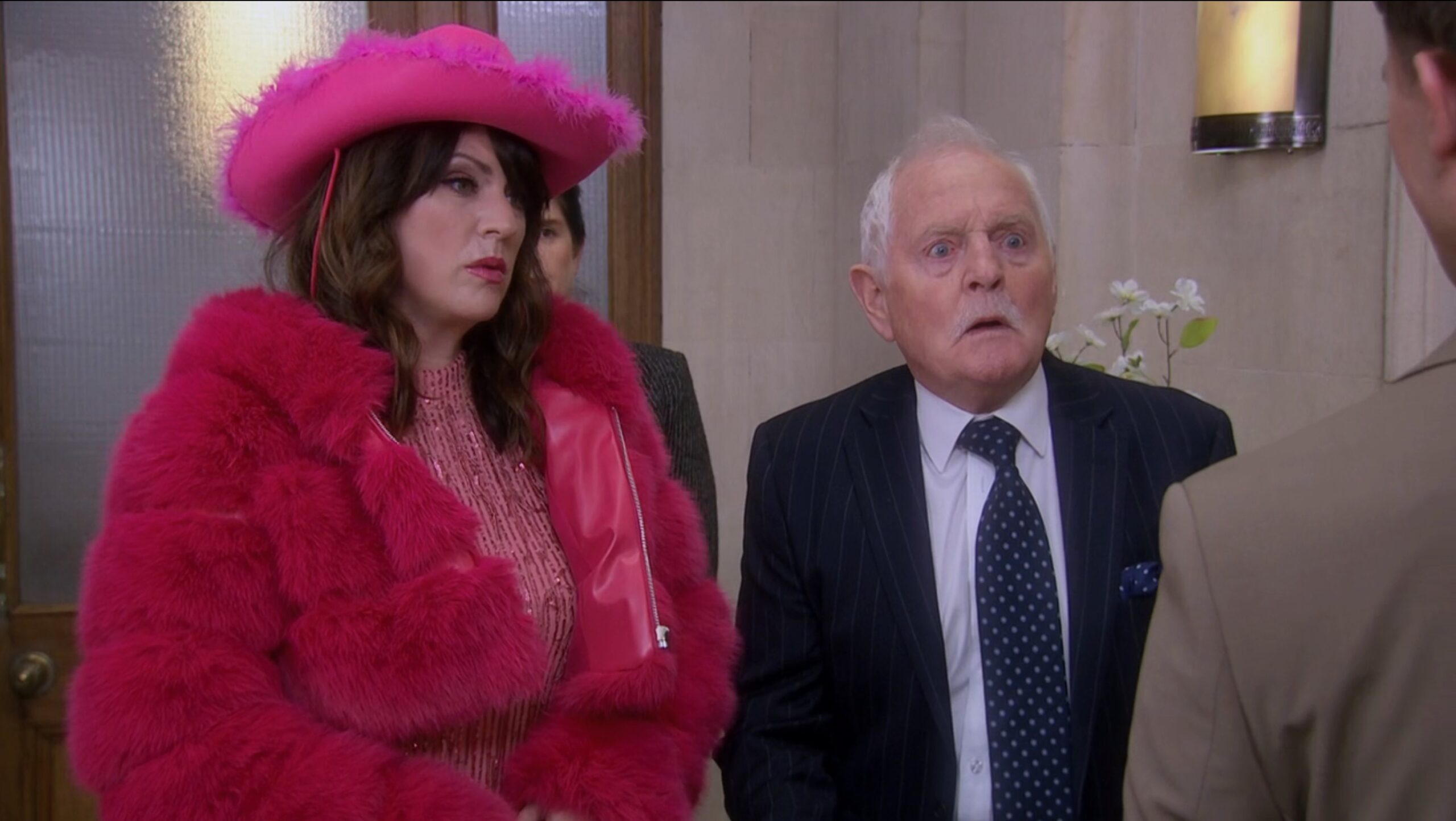 Eric and Kerry in Emmerdale (Credit: ITV)