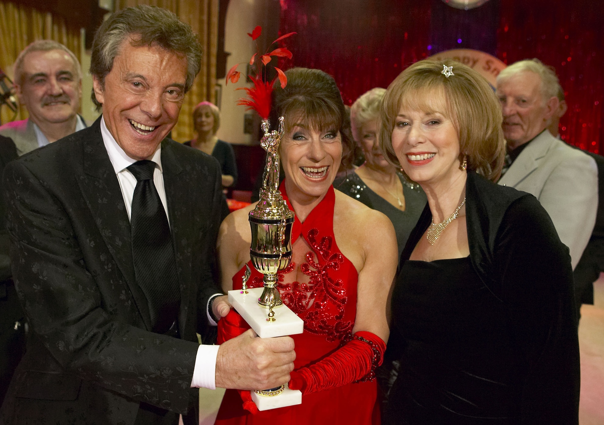 Lionel Blair with Viv and Val 