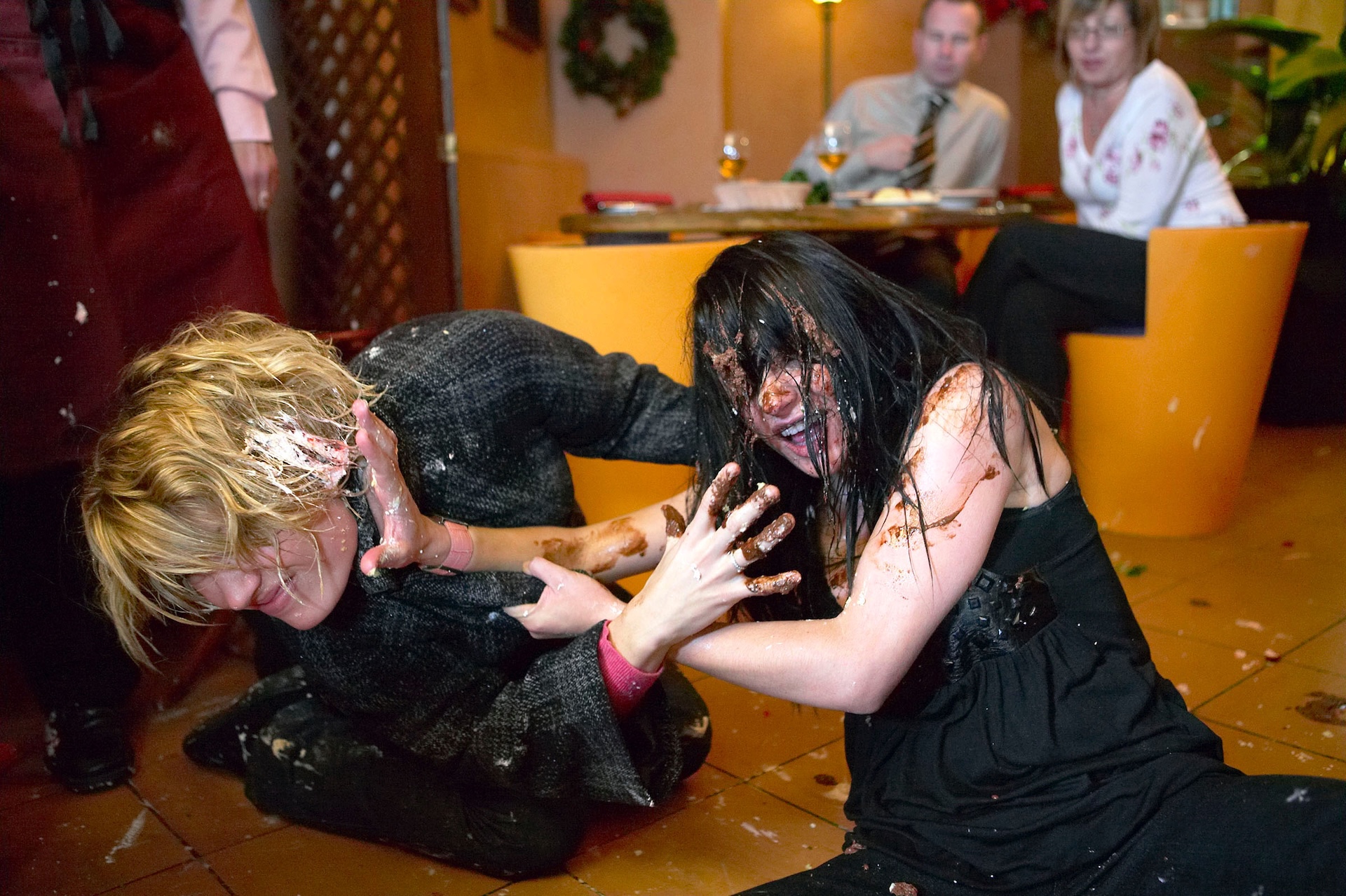 Chas is furious with Lexi and the girls fight (Credit: ITV/Shutterstock0