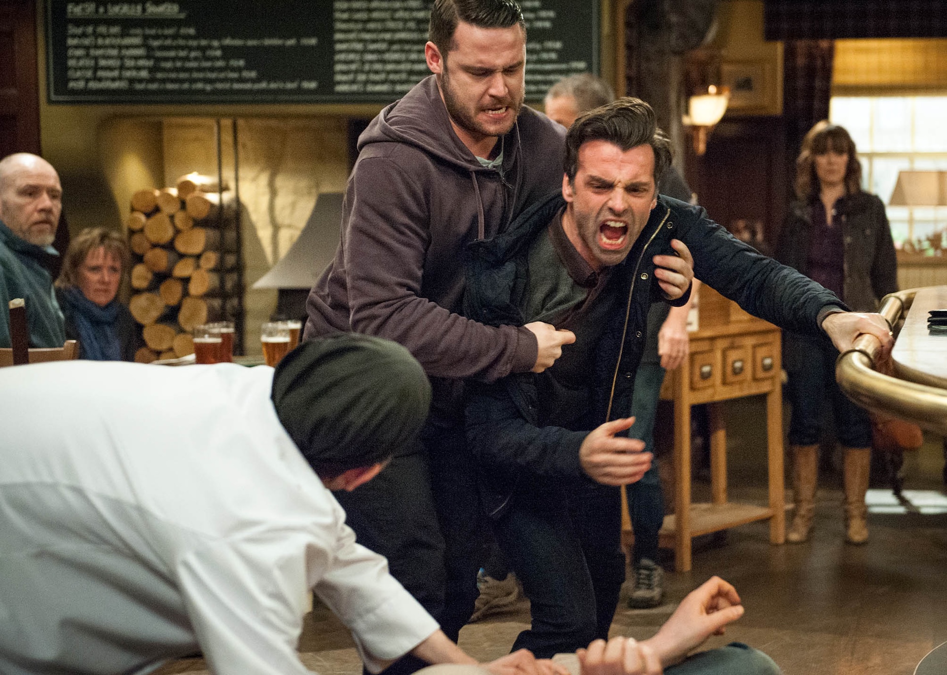 Pierce wanted to hurt Paddy after his affair with Tess (Credit: ITV/Shutterstock)