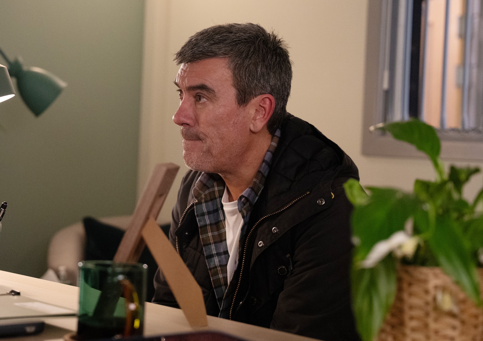 Cain Dingle at his cancer appointment