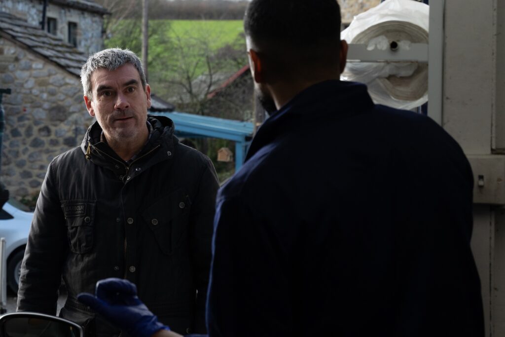 Cain yells at everyone near him