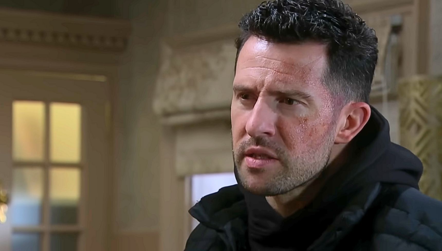 Ross told Charity she was a "disgrace" in tonight's Emmerdale (Credit: ITV)