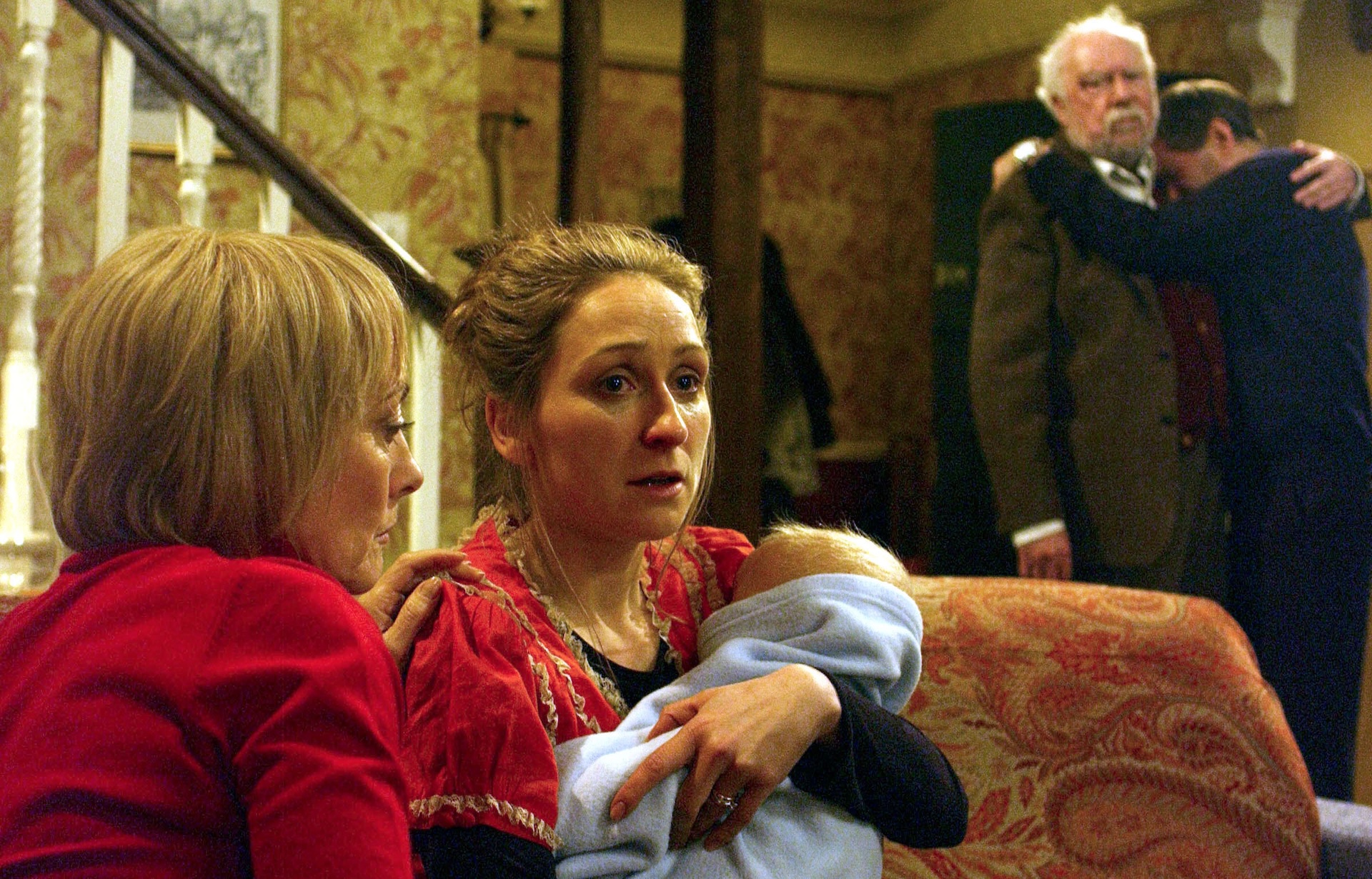 Laurel was distraught when she lost baby Daniel in Emmerdale (Credit: ITV/Shutterstock)