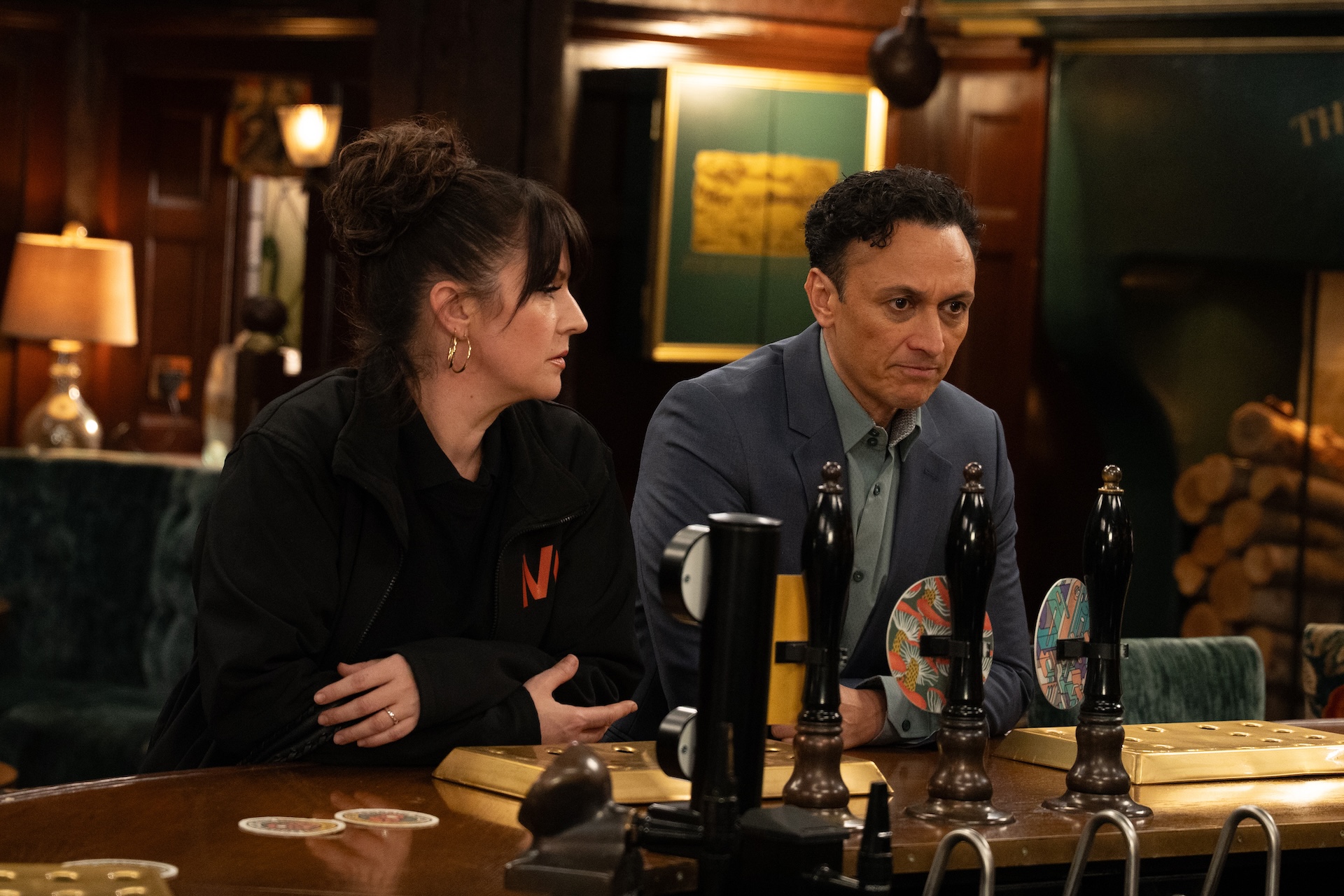 Jai isn't happy with how Kerry behaves in public (Credit: ITV)