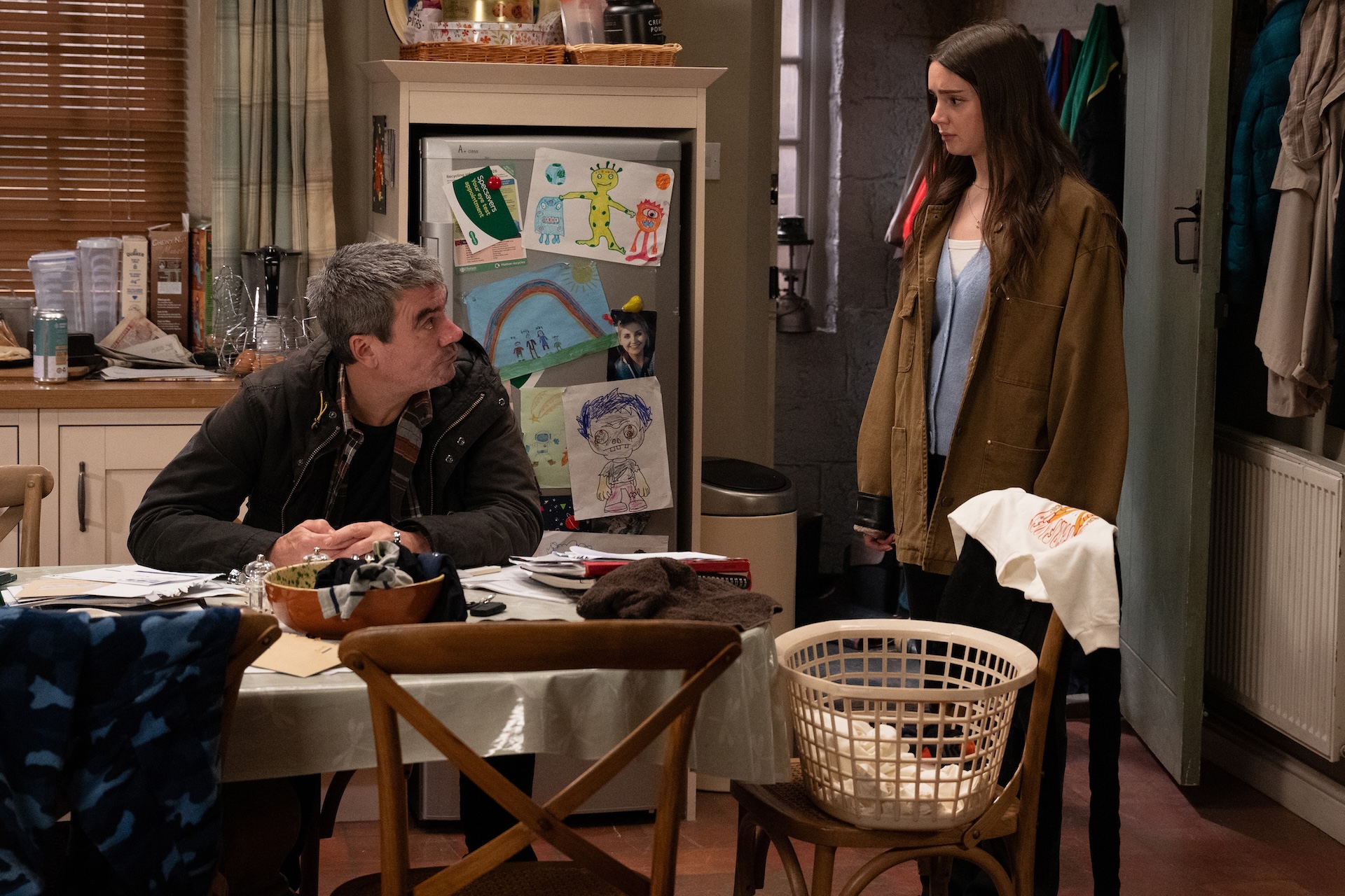 Sarah needs Cain to talk in Emmerdale spoilers (Credit: ITV)