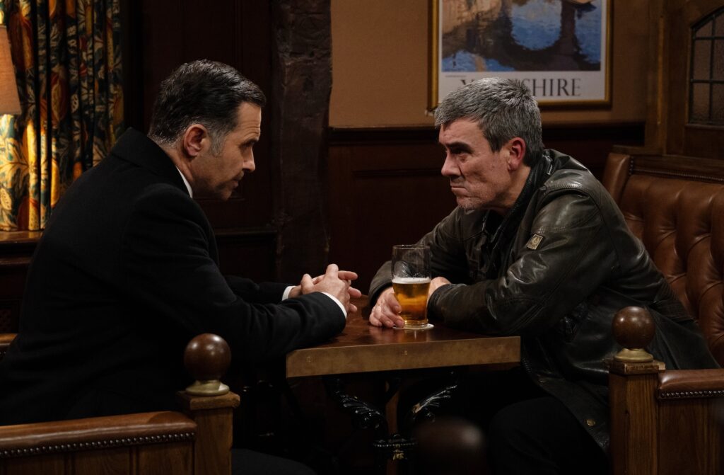 Graham offers Cain support (Credit: ITV)