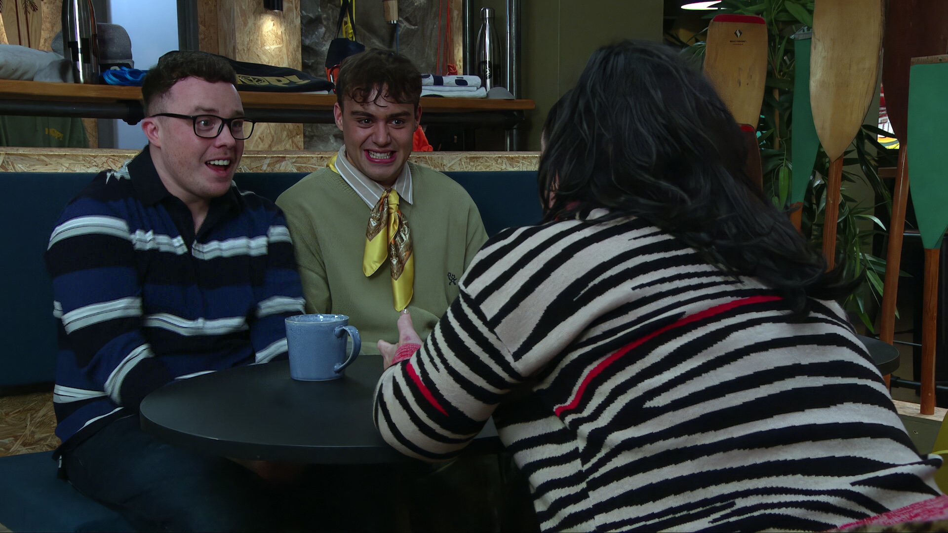 Vinny and Lewis delight Mandy (Credit: ITV)