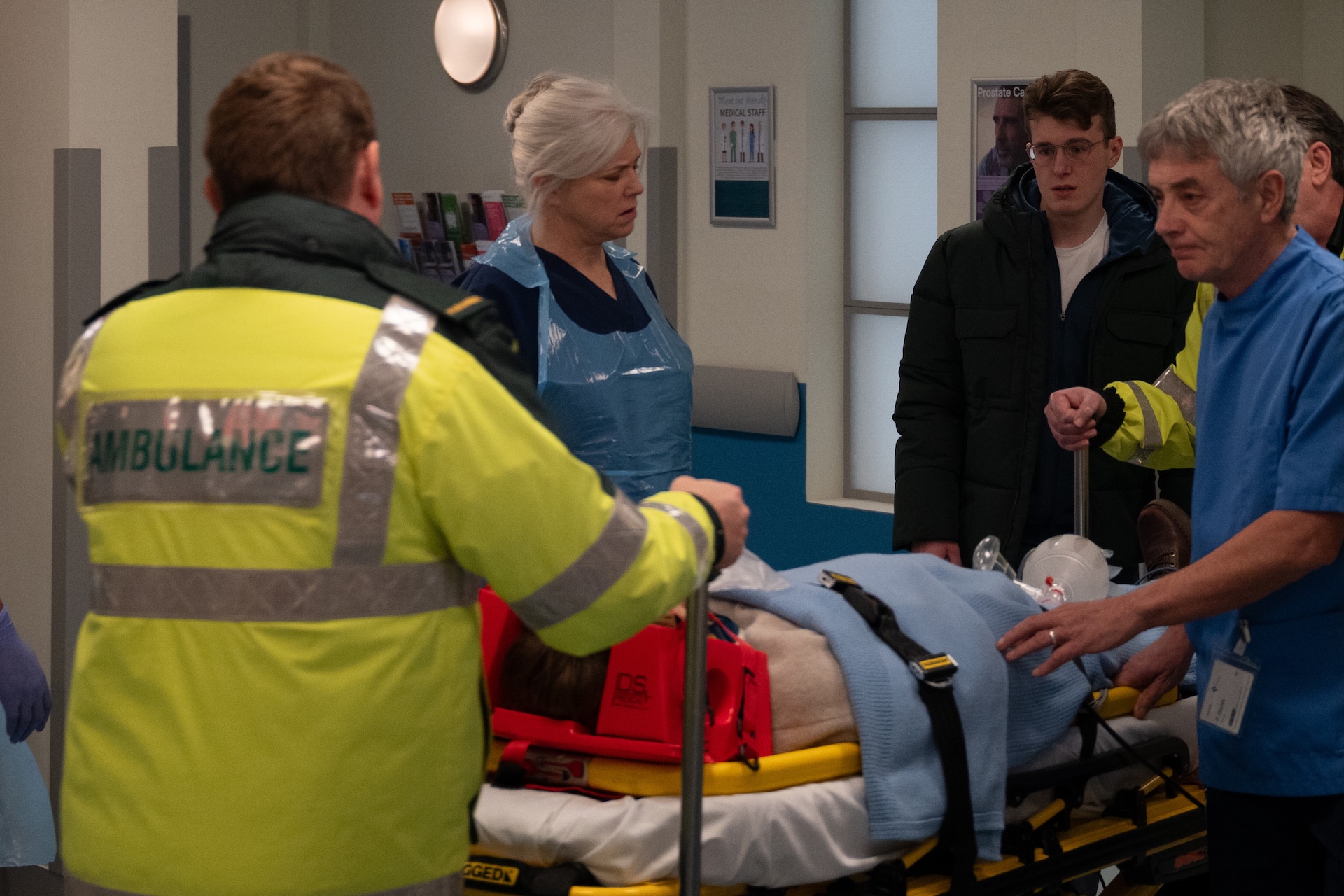 Dr Todd and Jacob work on Laurel's case in Emmerdale spoilers (Credit: ITV)
