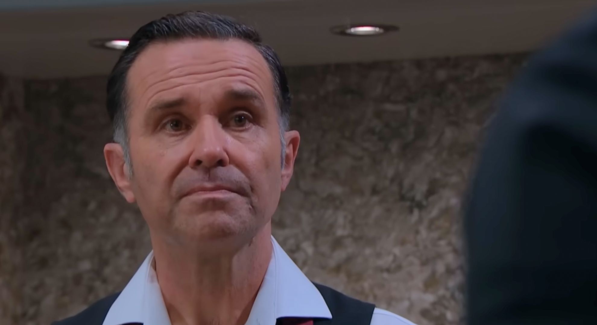 Graham is up to something, we're sure (Credit: ITV)