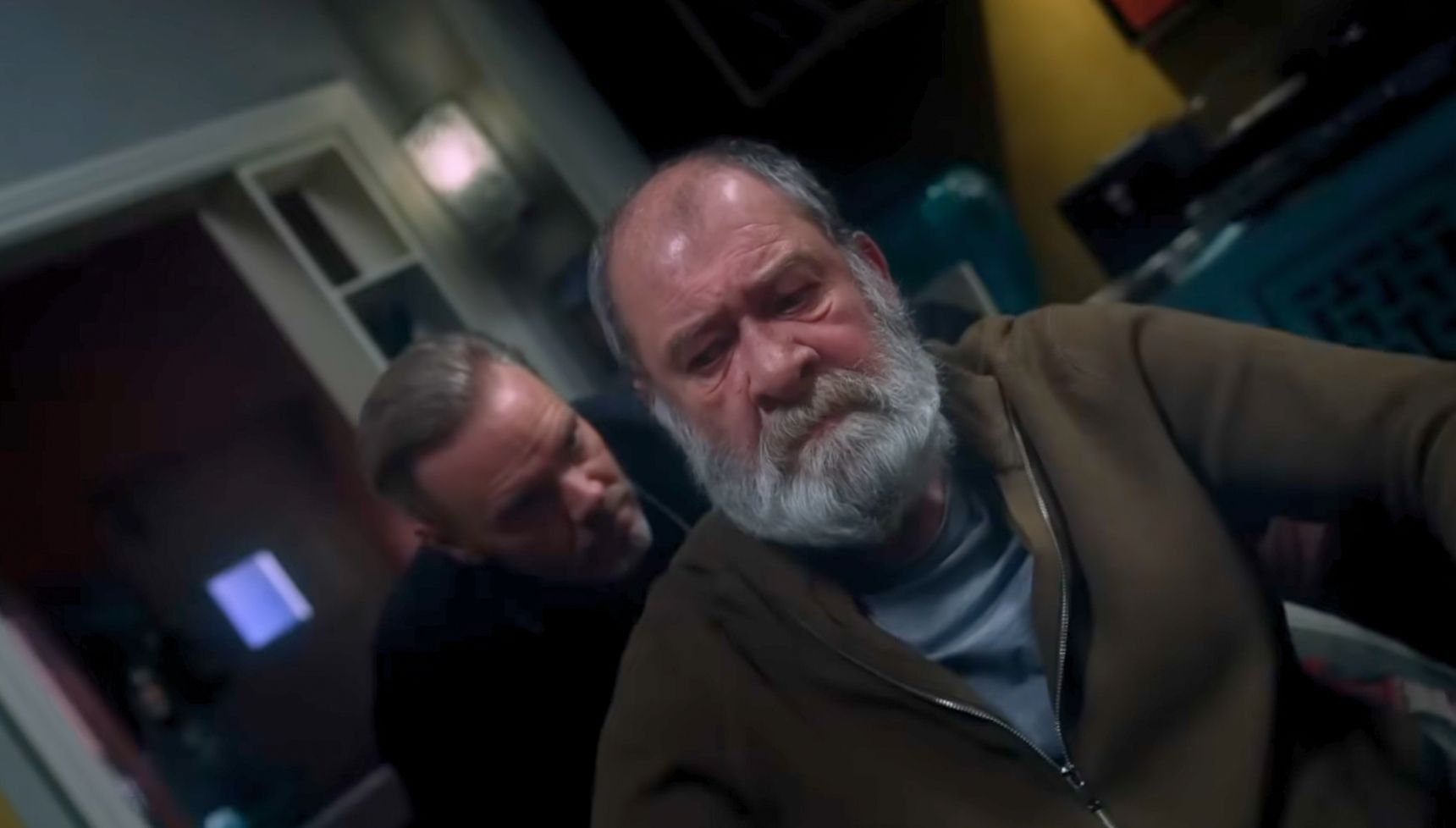 Bear is hallucinating Ray (Credit: ITV)