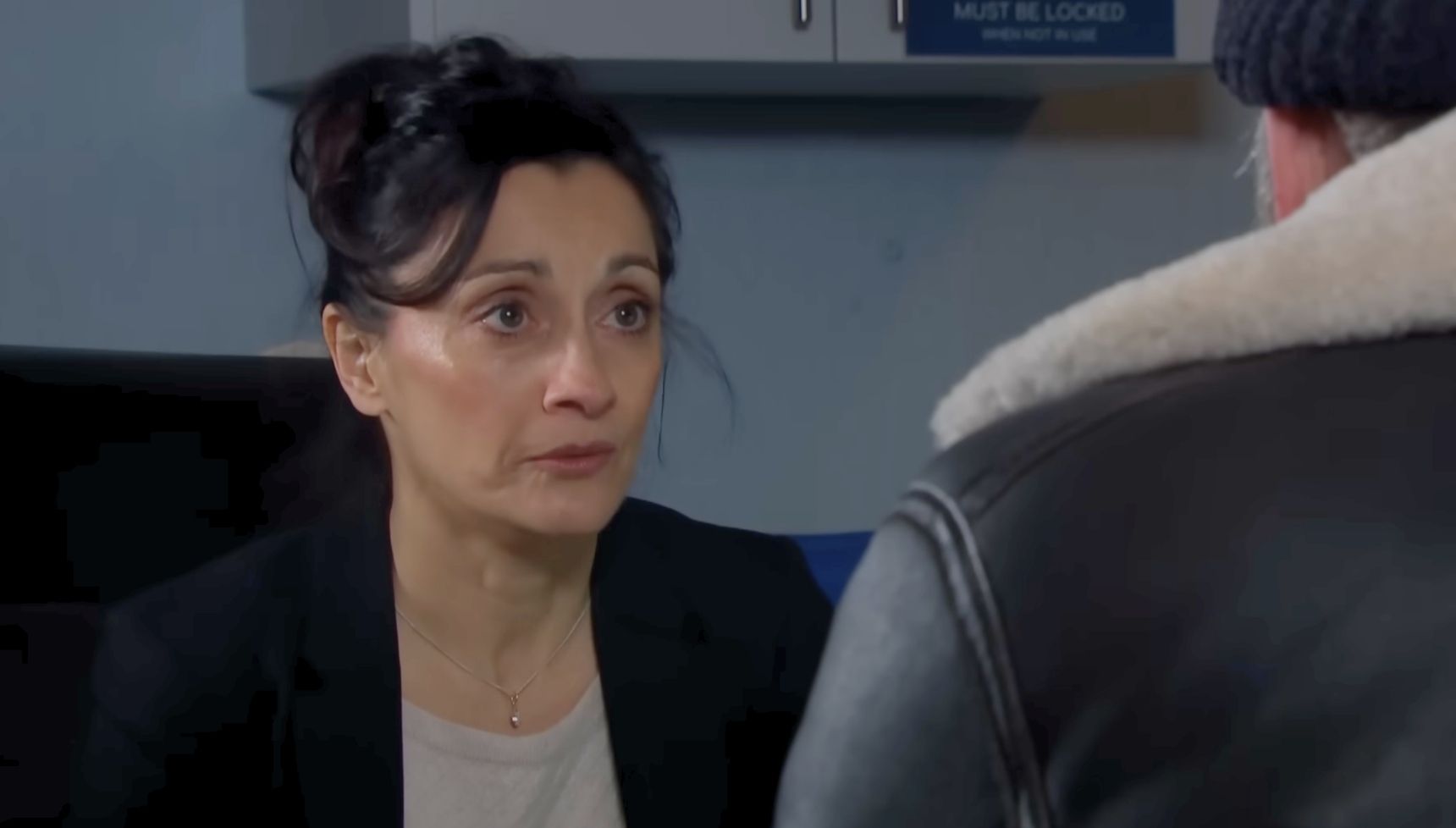 Manpreet brushed Bear off (Credit: ITV)