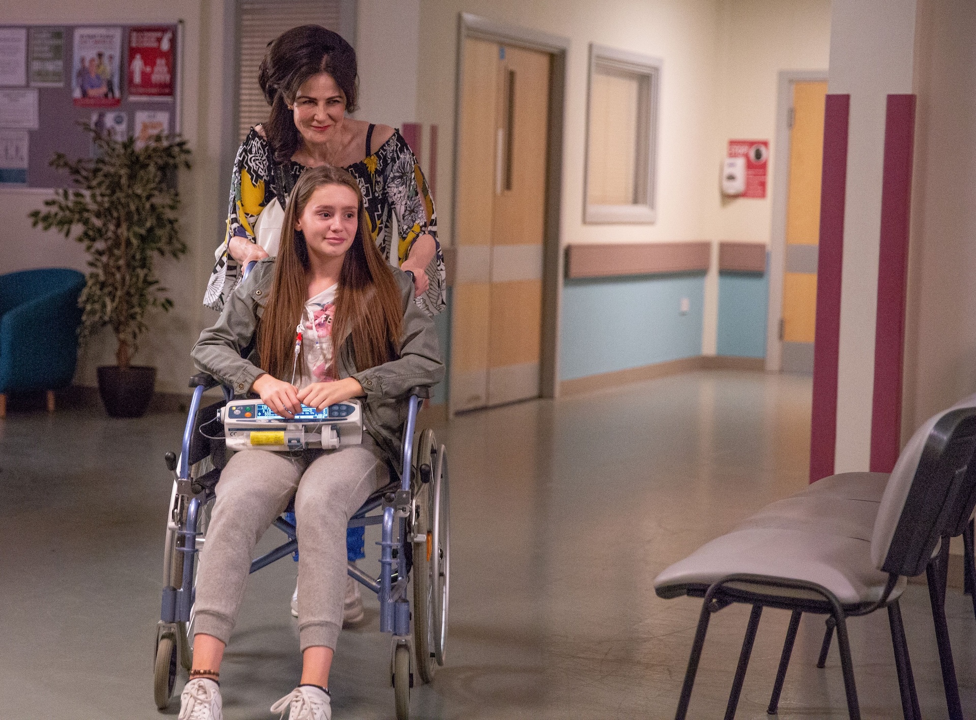 Sarah then had throat cancer (Credit: ITV/Shutterstock)