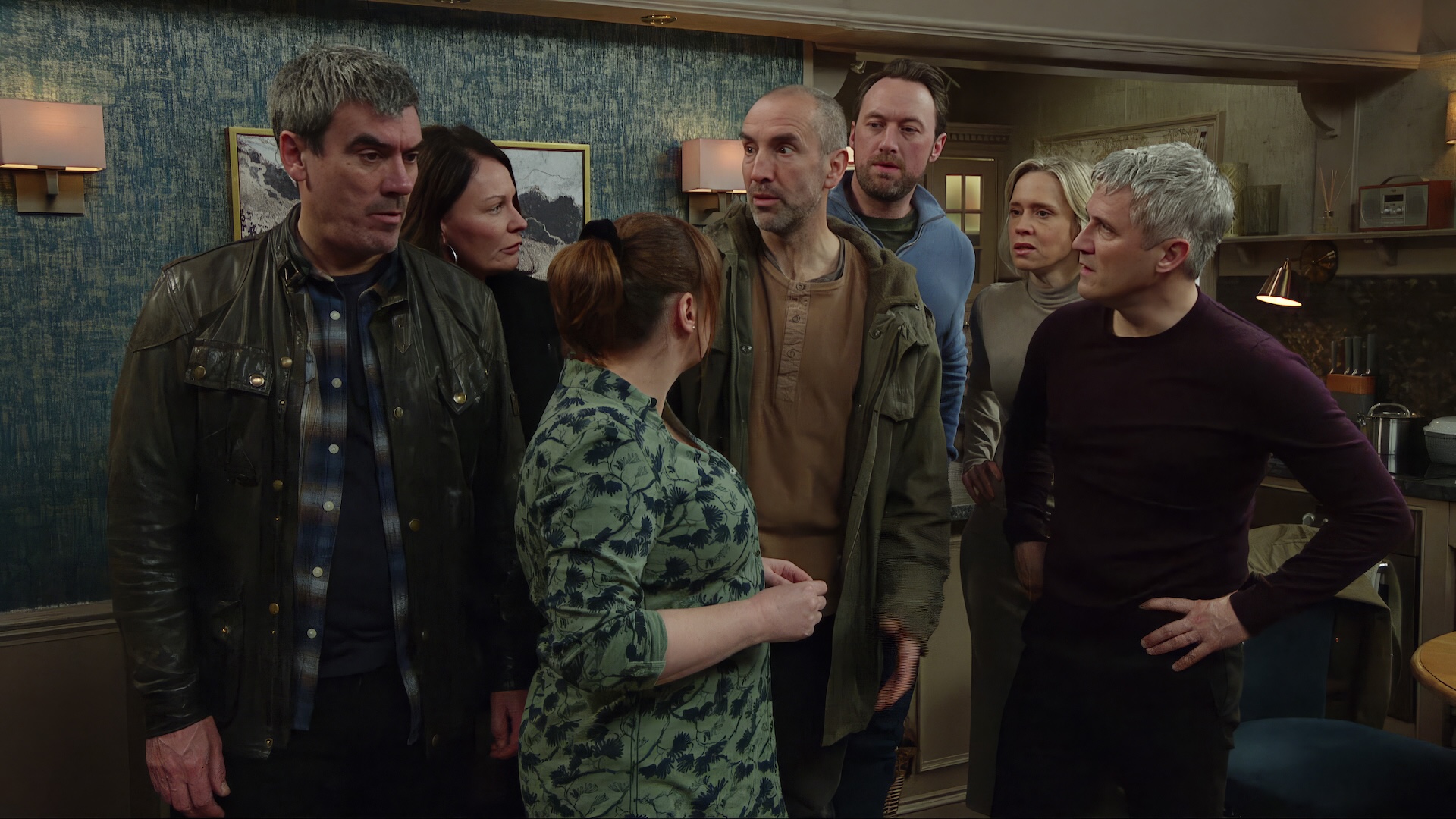 The Dingles all accuse each other of poisoning Kim in Emmerdale spoilers (Credit: ITV)