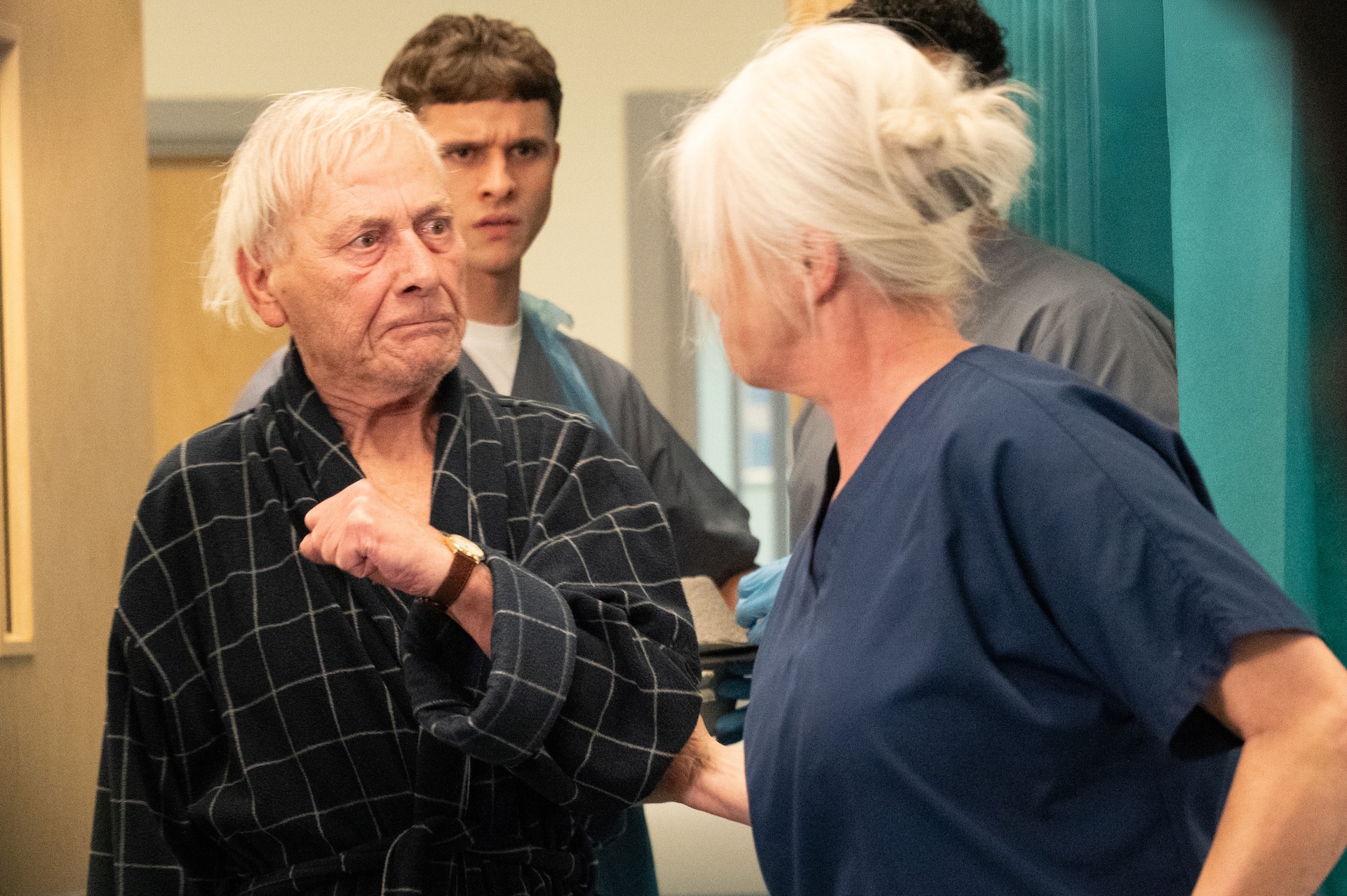 Jacob is angry with how Dr Todd treats a patient in Emmerdale spoilers (Credit: ITV)