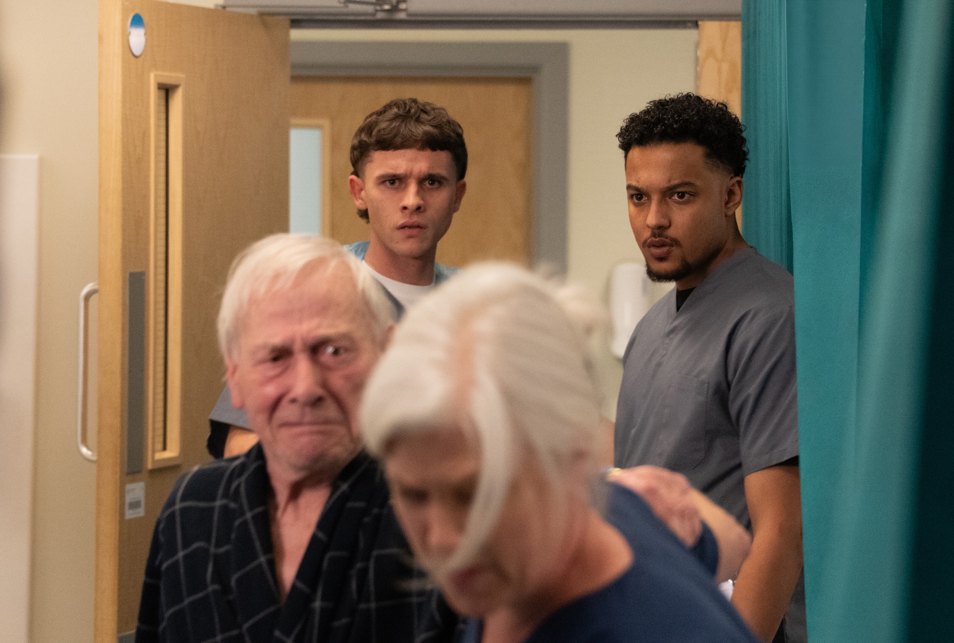 Jacob isn't happy by what he's seen (Credit: ITV)