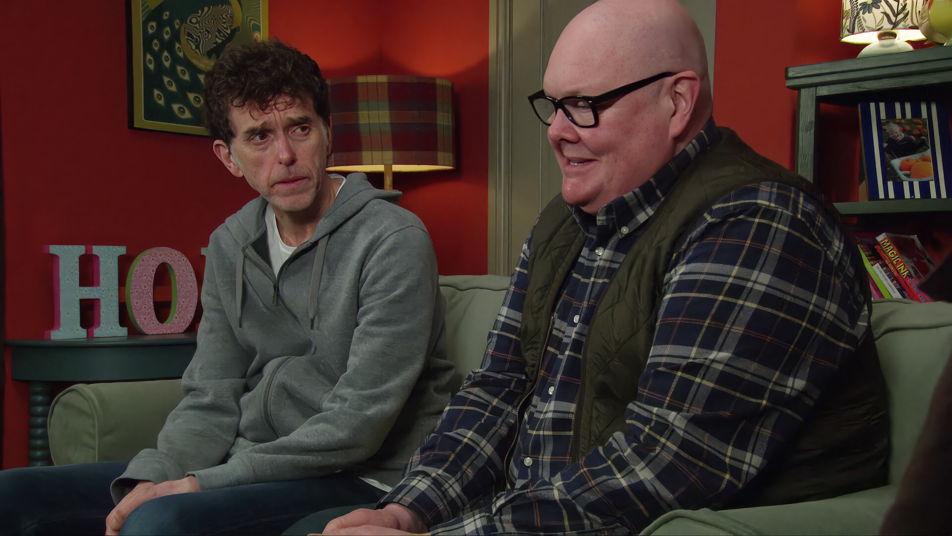 Marlon is there for Paddy (Credit: ITV)
