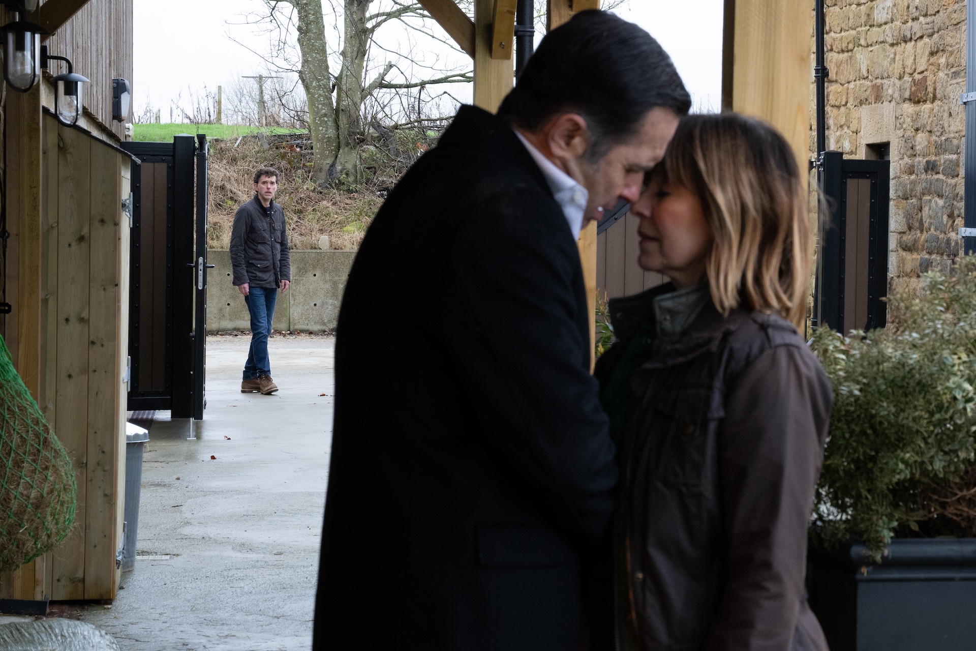 There's devastation for Marlon when he witnesses Rhona and Graham together (Credit: ITV)