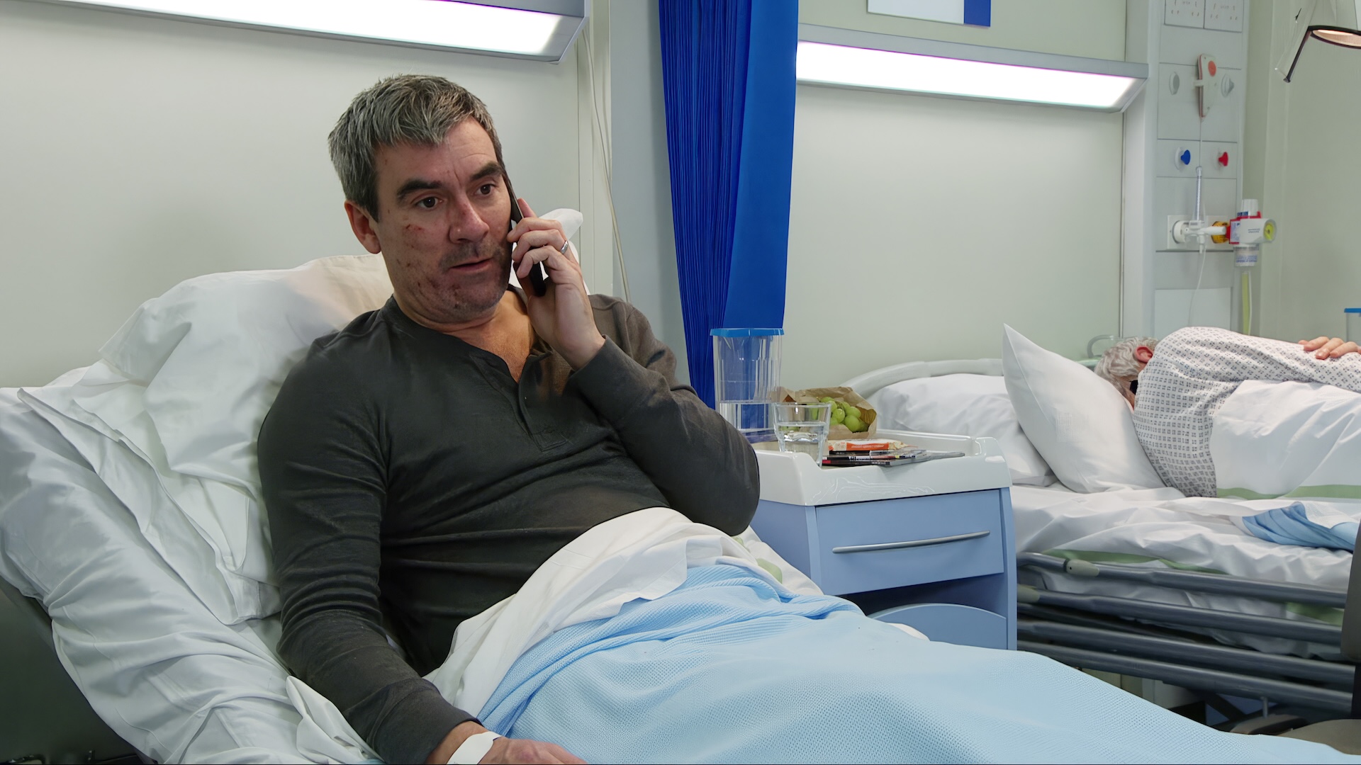 Fortunately Cain is okay next week (Credit: ITV)