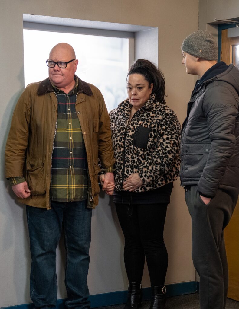 Paddy feels he has no choice but to confess (Credit: ITV)