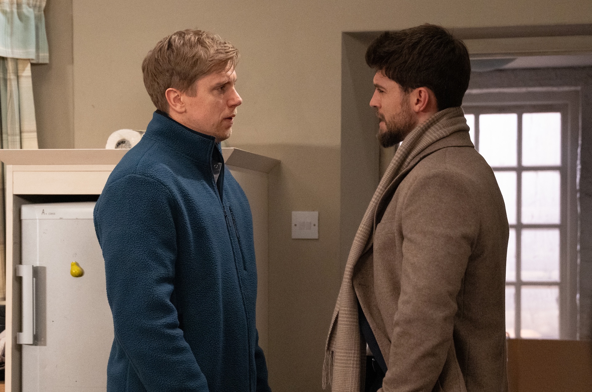 Robert tries to stand up to Joe, but there's no way out (Credit: ITV)