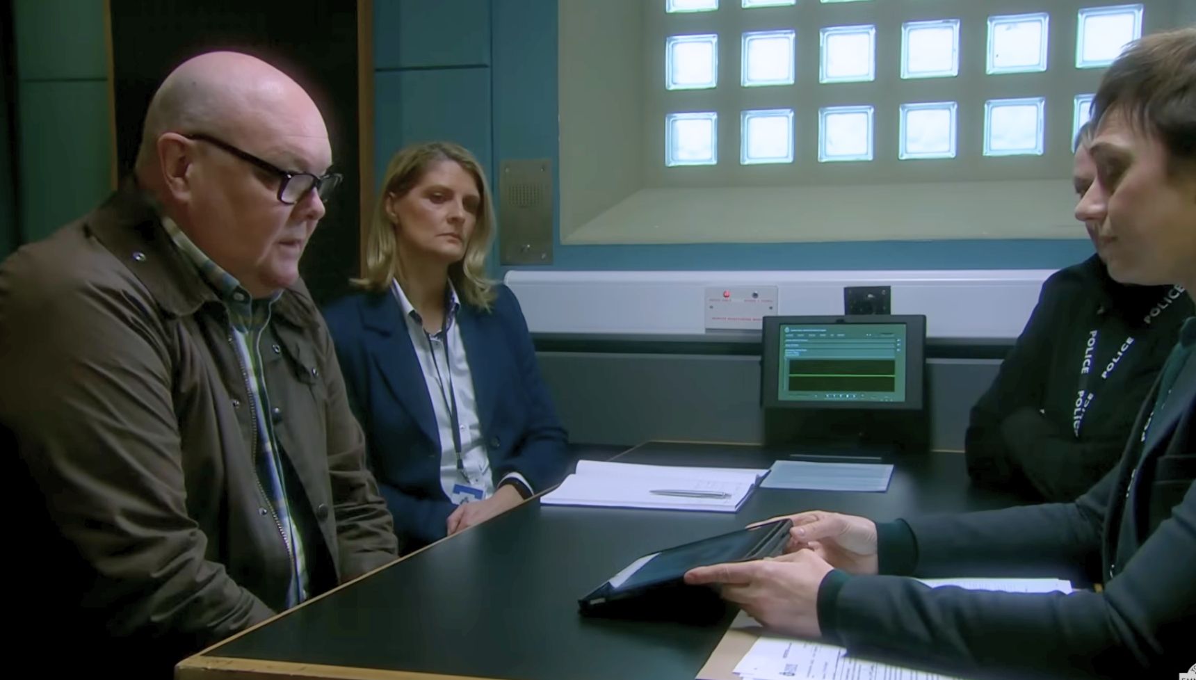 Paddy was taken in for questioning by DS Walsh (Credit: ITV)