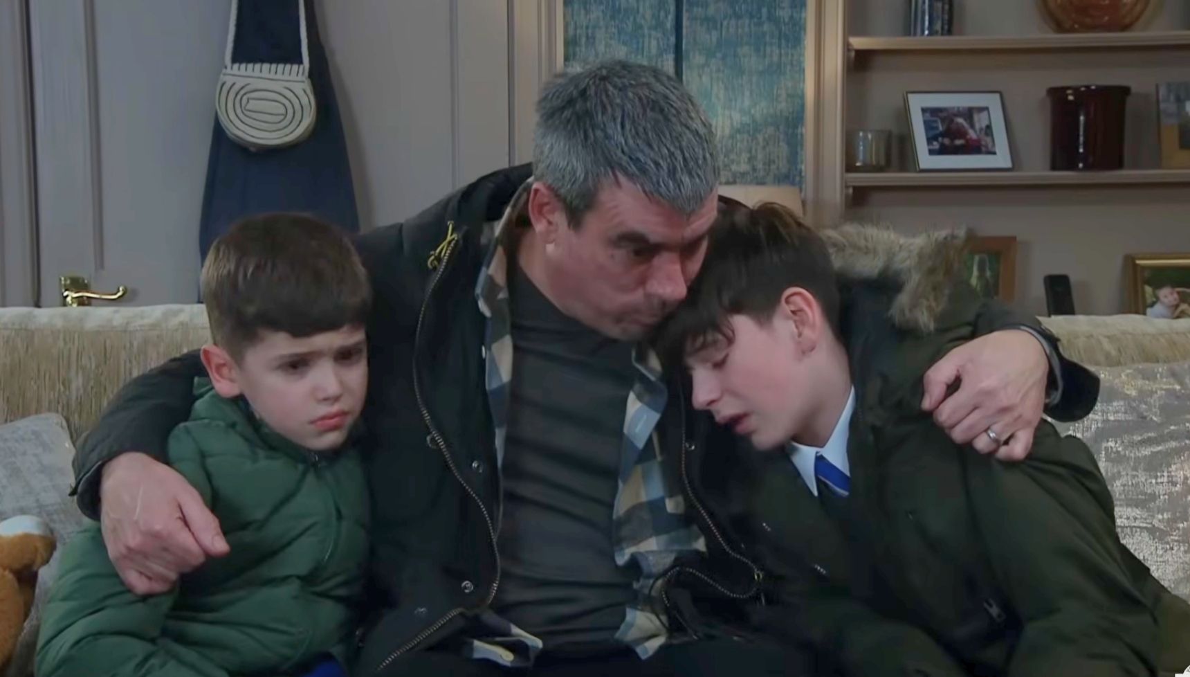 Cain and his boys broke our hearts (Credit: ITV)