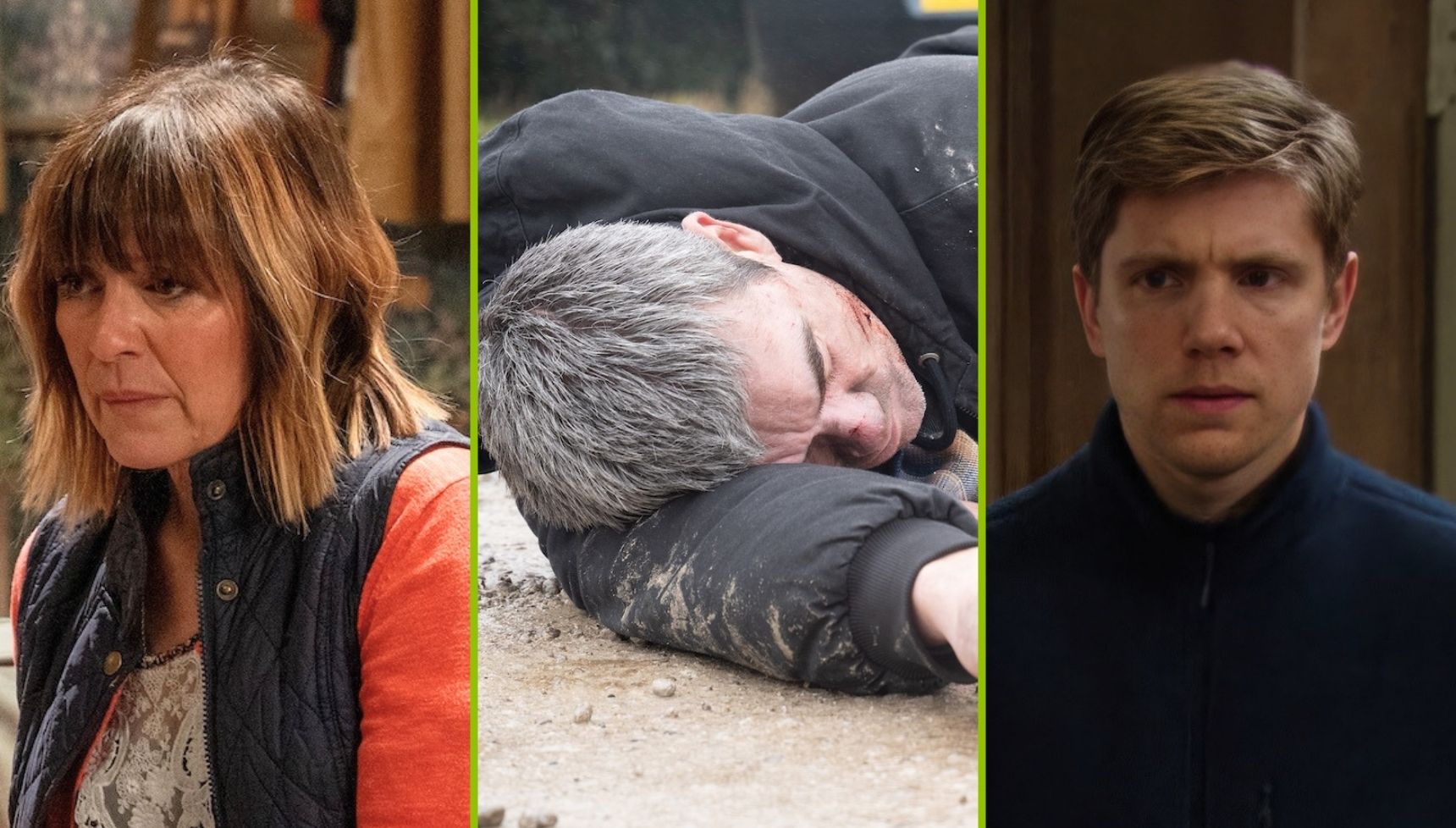 Rhona makes her choice, Cain is hit by a car and Robert confesses to Dawn