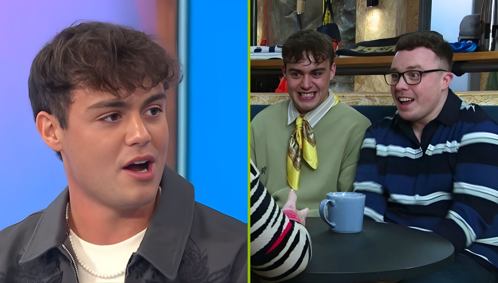 ‘Get over it!’ Emmerdale star Bradley Riches hits out at trolls over Vinny and Lewis’ relationship