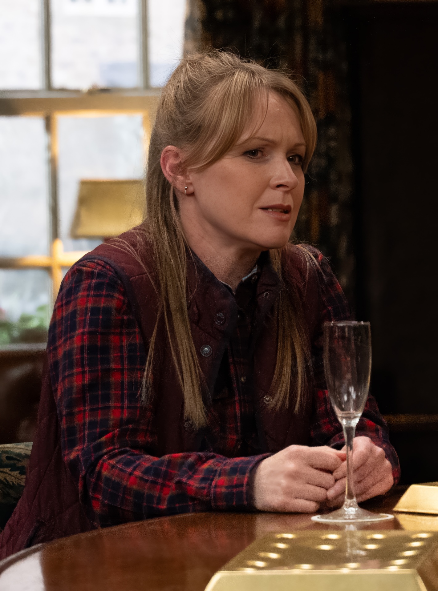 Something is on Vanessa's mind (Credit: ITV)