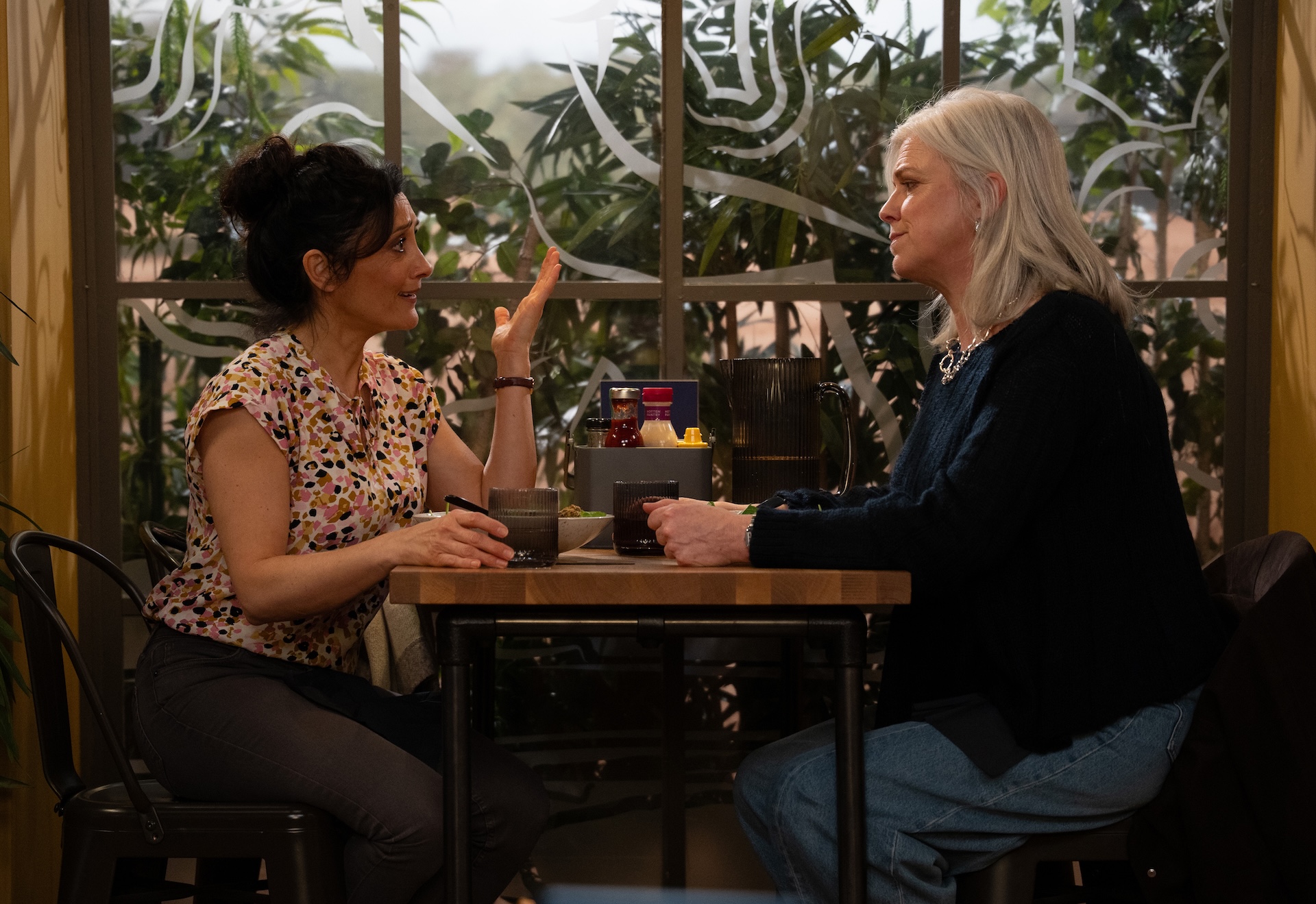Todd is interested in Manpreet's gossip (Credit: ITV)