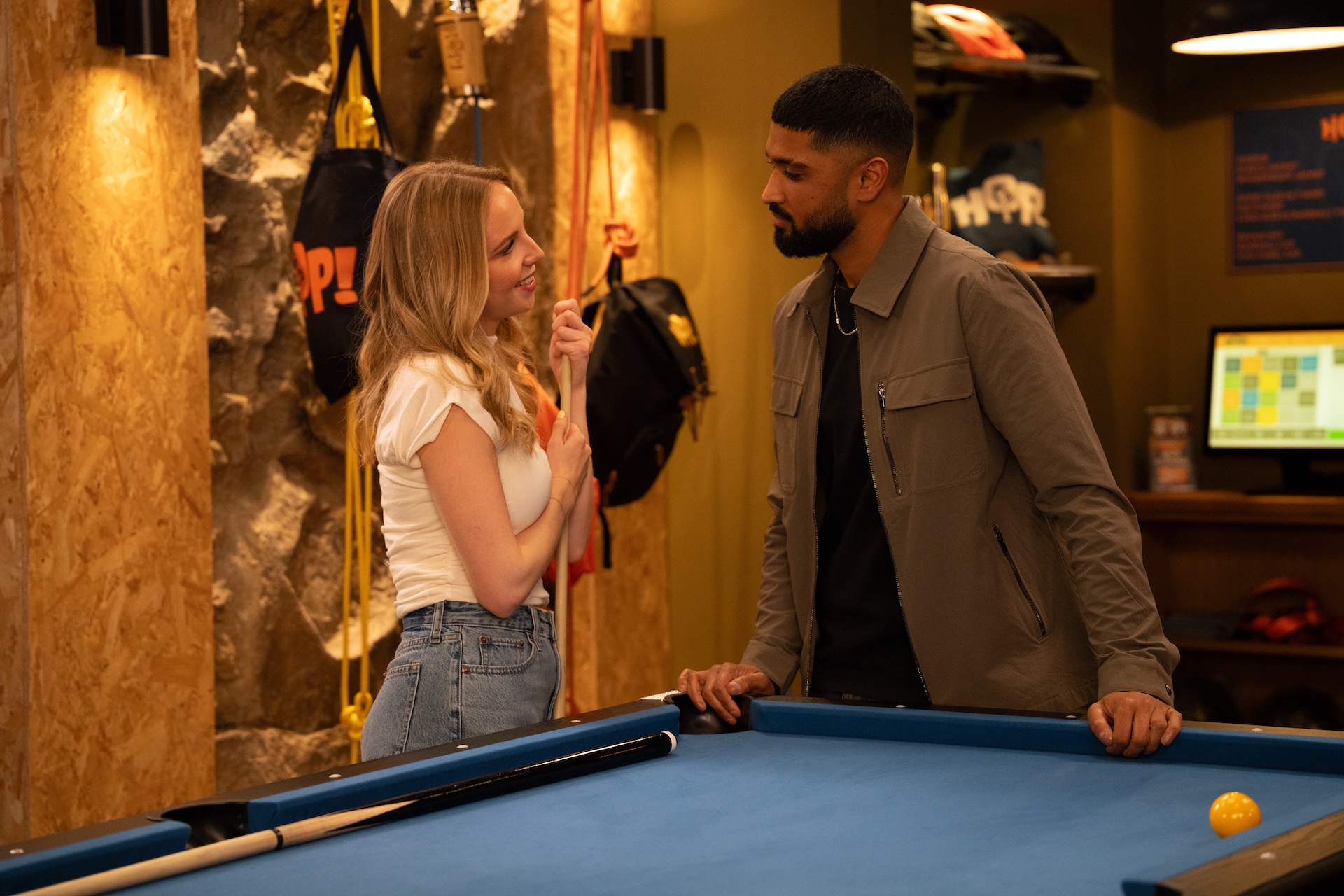 Belle and Kammy are once again enjoying each other's company in Emmerdale spoilers (Credit: ITV)