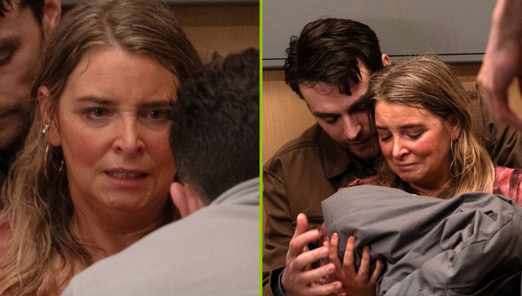 Charity's life on the line after her baby is delivered