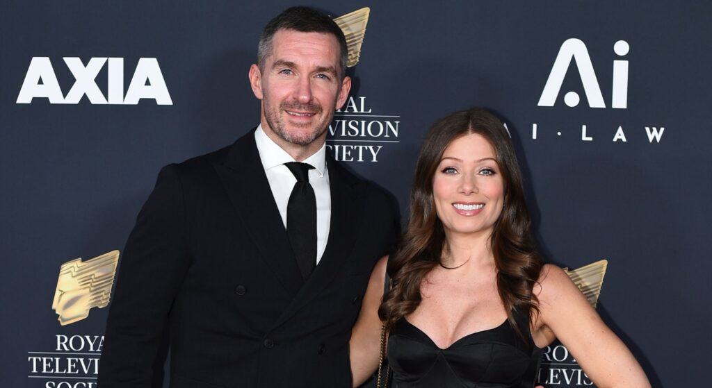 Anthony Quinlan and Nikki Sanderson on the red carpet