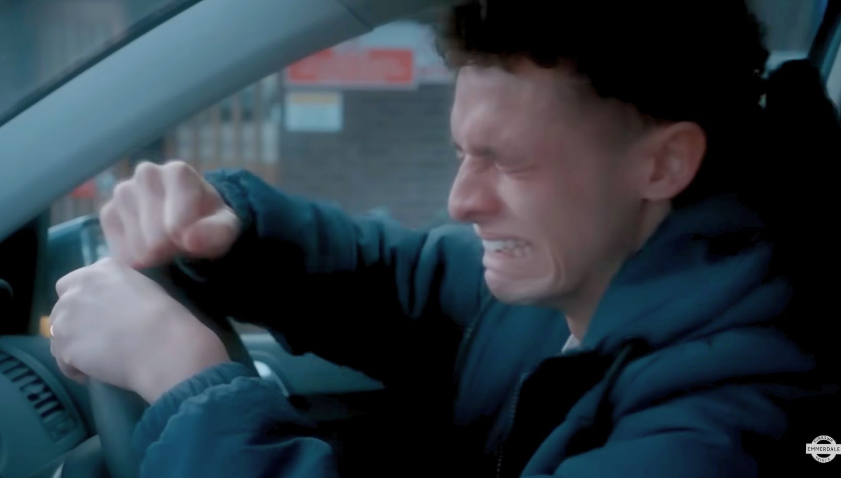 Jacob breaks down under the pressure (Credit: ITV)