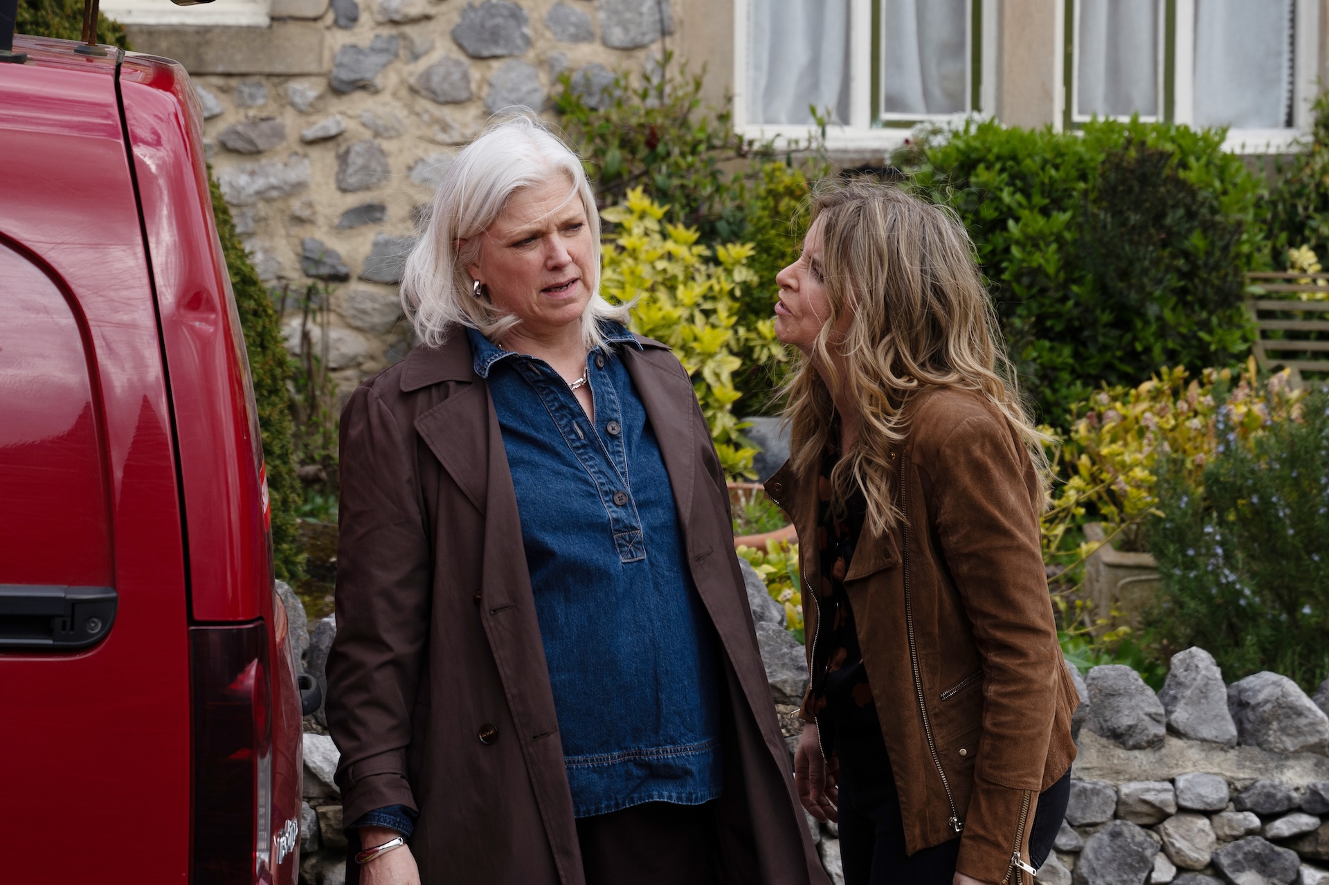 The truce between Todd and Charity certainly doesn't last long (Credit: ITV)