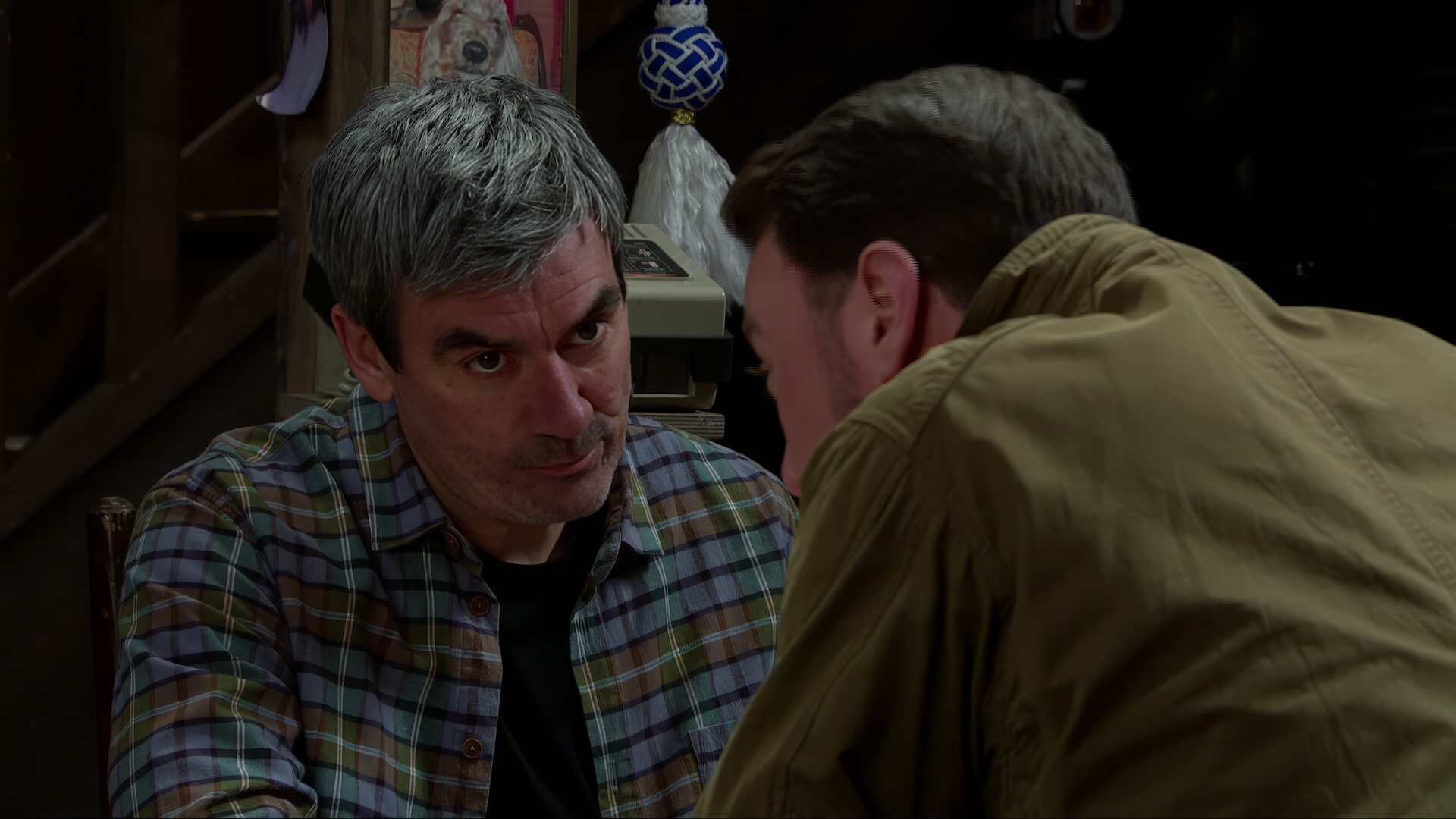 Cain gives Liam short shrift (Credit: ITV)