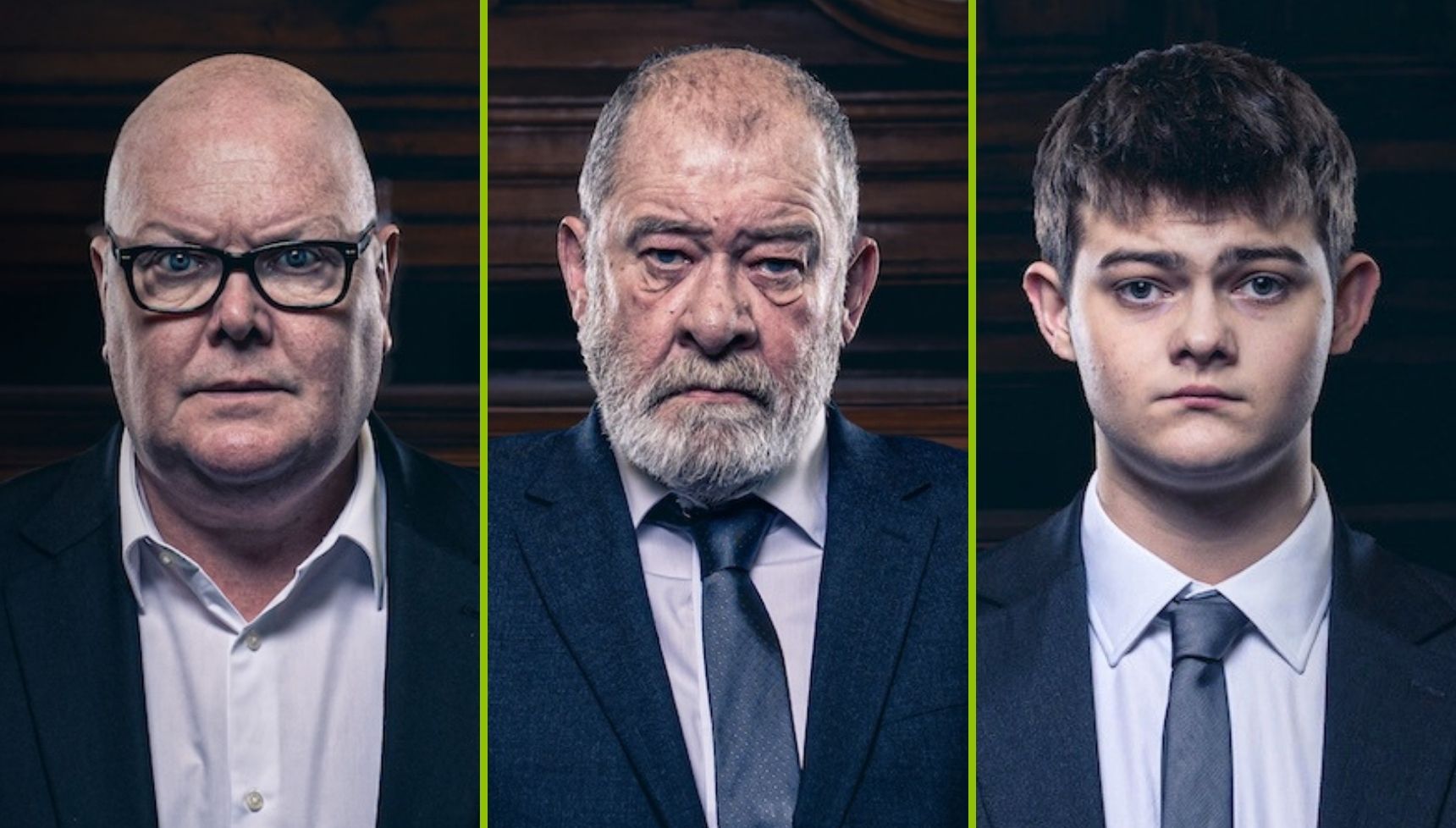 Paddy, Bear and Dylan face the jury as they go on trial