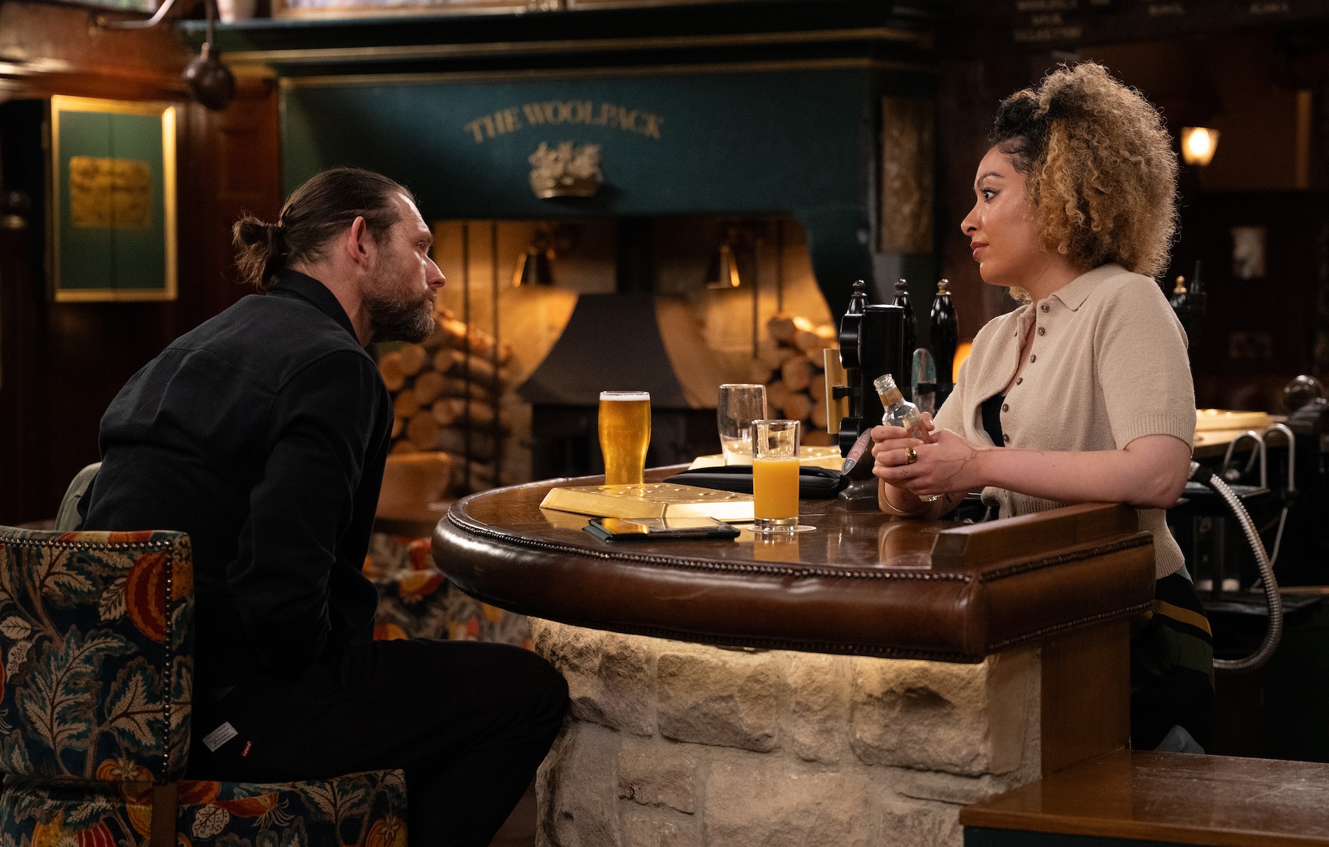 Kev knows Serena - but where from? (Credit: ITV)