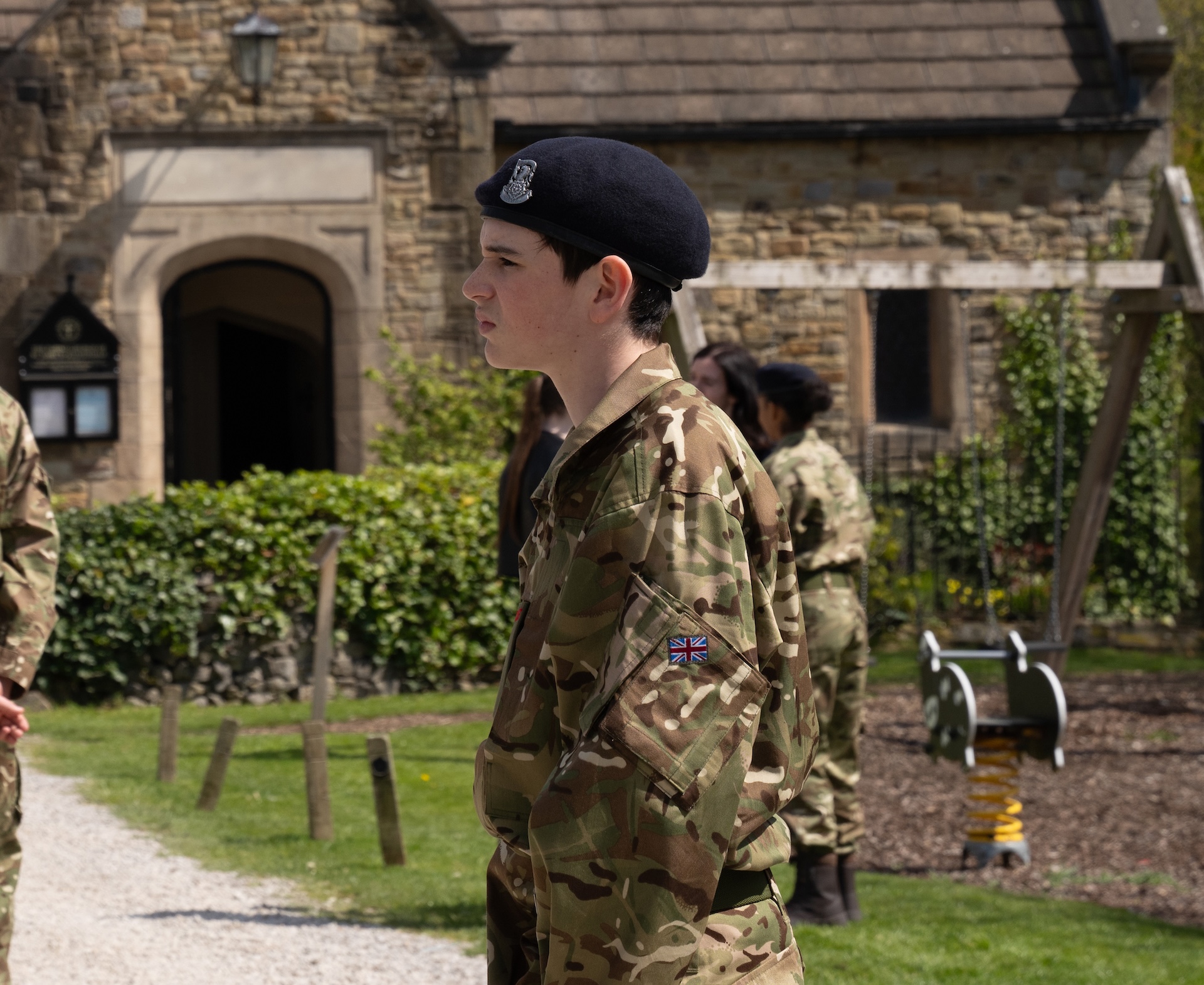 Kyle looks for his dad, but is upset not to see him (Credit: ITV)