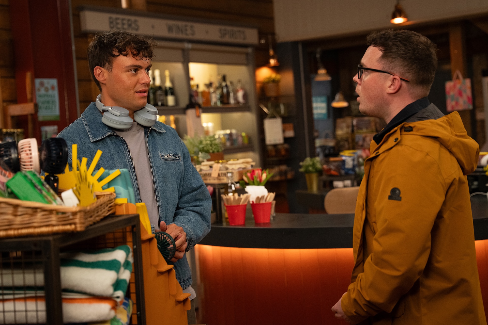 Lewis panics over the holiday idea (Credit: ITV)