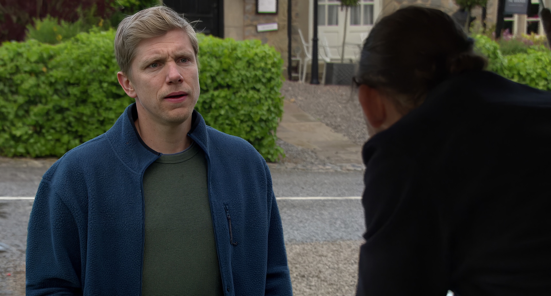 Robert can't believe Kev is back in Emmerdale spoilers (Credit: ITV)
