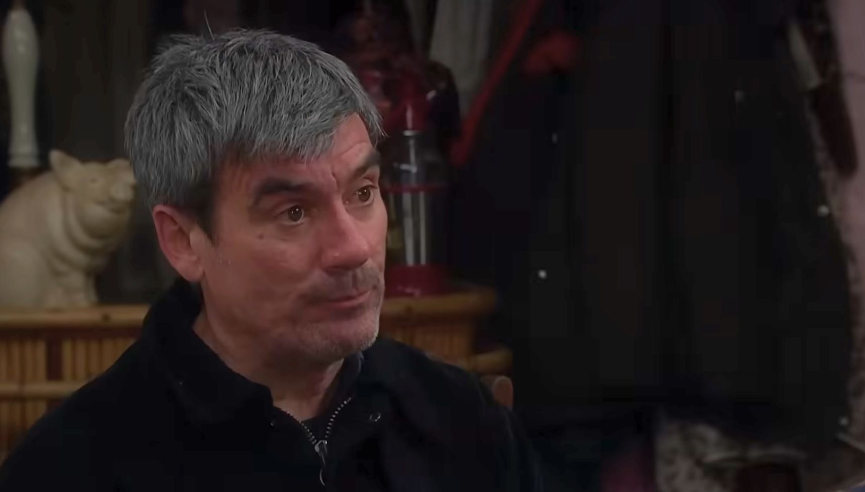 Cain is adamant he's not having radiotherapy (Credit: ITV)
